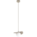Lestenec na kablu FLORA 1xG9/8W/230V bež